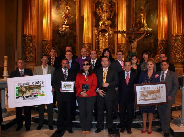 Cinco millones de cupones promocionan Alcantarilla en toda España, con la imagen del Cristo de la Buena Muerte. - 1, Foto 1