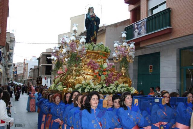 Sale la primera procesión a las calles de Alcantarilla, la del Viernes de Dolores con Nuestra Señora de los Dolores - 5, Foto 5