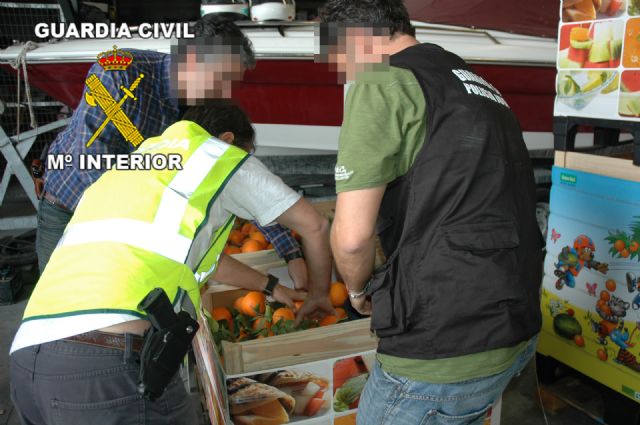 La Guardia Civil desarticulauna importante organización criminal dedicada al tráfico de drogas empleando caminones fruta - 3, Foto 3
