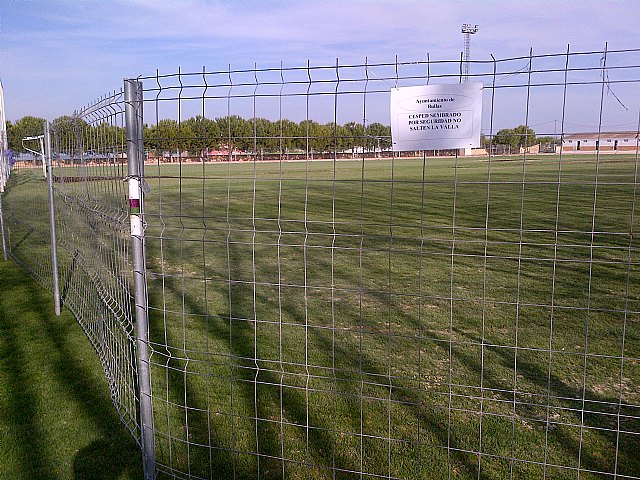 El césped del campo de fútbol de La Rafa ha sido resembrado - 2, Foto 2