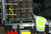 La Guardia Civil desarticulauna importante organización criminal dedicada al tráfico de drogas empleando caminones fruta