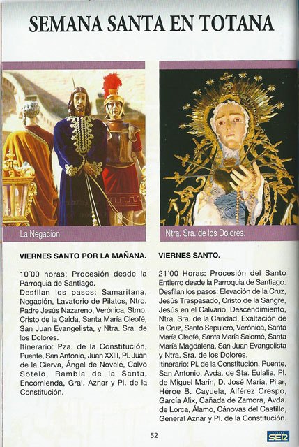 Ya se puede recoger la guía de Semana Santa SER Cofrades en la Oficina de Turismo de Totana, Foto 3