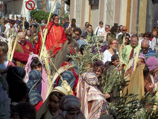 Multitudinaria procesión de las Palmas de Alguazas - 1, Foto 1