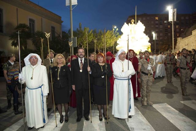 Los apóstoles ya aguardan en Santa María a la procesión del Miércoles Santo - 2, Foto 2