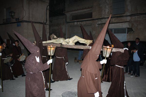 La solemne Procesión del Silencio, hoy, en Cehegín - 1, Foto 1