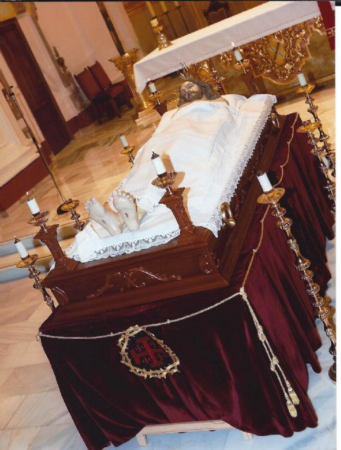 Mazarrón vive el Viernes Santo por la noche su velatorio a Cristo - 1, Foto 1