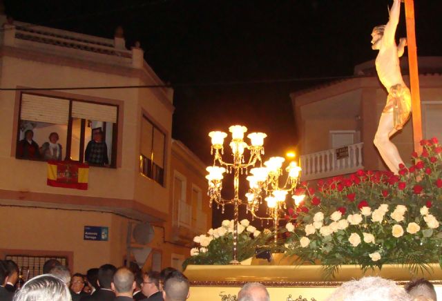 Los vecinos de Lo Pagán acompañan al Cristo del Mar Menor en el vía crucis del miércoles Santo - 4, Foto 4