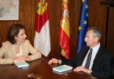 El presidente de la Confederación Hidrográfica del Segura se reúne con el Gobierno de Castilla-La Mancha