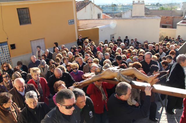 Puerto Lumbreras celebra el Vía Crucis por el casco antiguo y hasta el entorno del Castillo de Nogalte recientemente rehabilitado - 2, Foto 2