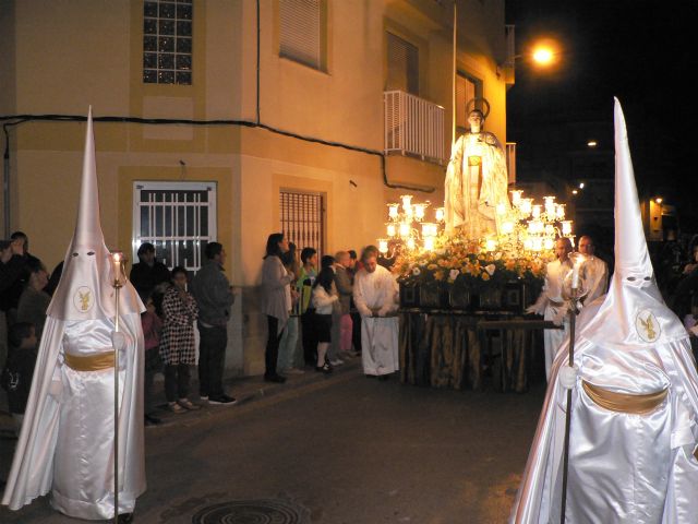 La procesión de Nuestro Padre Jesús Nazareno atrae a númeroso público a las calles de Puerto de Mazarrón - 1, Foto 1