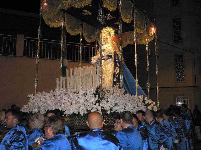 La procesión de Nuestro Padre Jesús Nazareno atrae a númeroso público a las calles de Puerto de Mazarrón - 2, Foto 2