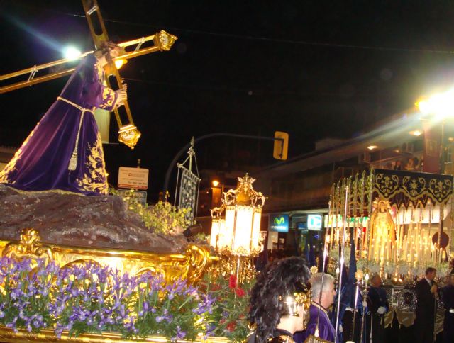 Fervor litúrgico en el encuentro en la Calle de la Amargura y el Vía Crucis del Cristo del Perdón - 1, Foto 1