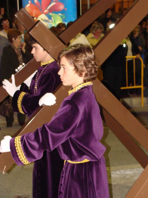 Fervor litúrgico en el encuentro en la Calle de la Amargura y el Vía Crucis del Cristo del Perdón - 4, Foto 4