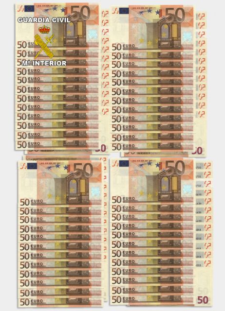 La Guardia Civil desarticula en Murcia una red de tráfico de moneda falsificada - 1, Foto 1