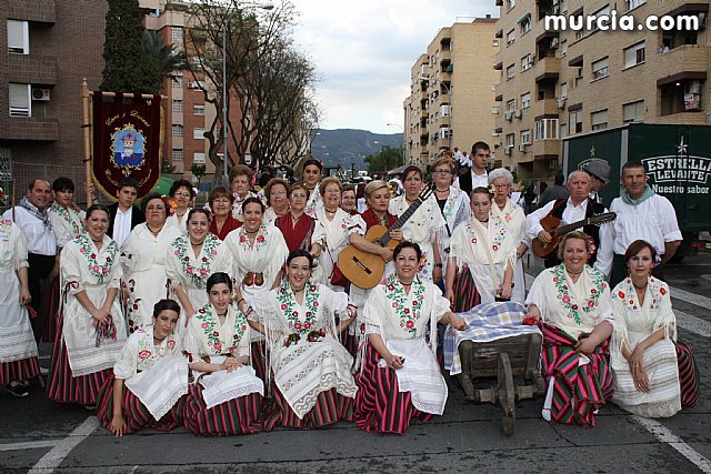 The group of Songs and Dances "City of Totana" participate today in the Bando de la Huerta de Murcia 2012, Foto 1
