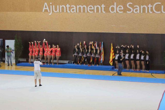 Podium para los equipos de Gimnasia Estética de Cartagena en el Campeonato de España - 4, Foto 4
