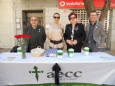 La Junta Local de Totana de la AECC recauda 2.883 euros en la cuestación realizada el pasado Domingo de Ramos