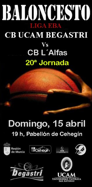 El CB Begastri quiere llenar su pabellón, este domingo, frente a L´Alfas - 1, Foto 1