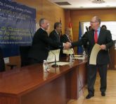 El presidente de la CHS asiste a la entrega de diplomas del Plan de Saneamiento y Depuracin del Segura