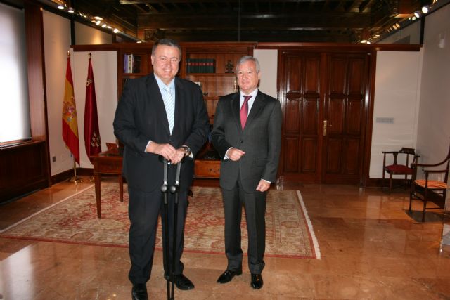 El presidente Valcárcel recibe al alcalde de La Unión - 1, Foto 1