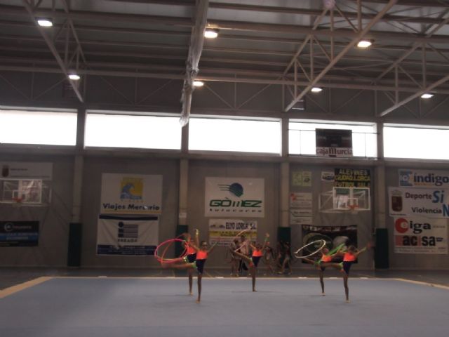 Las alumnas de la Escuela Deportiva Municipal de Gimnasia Rítmica de Totana participaron en la competición interescuelas Ciudad de Lorca, Foto 3