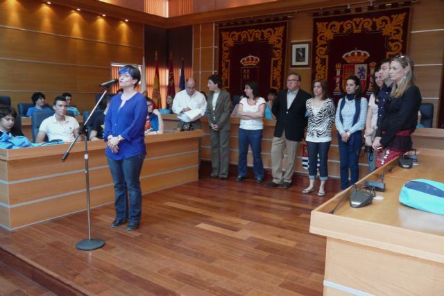 El Alcalde de Molina de Segura recibe a los participantes en el encuentro de coros del Programa ARCE, coordinado por el I.E.S. Cañada de las Eras - 4, Foto 4