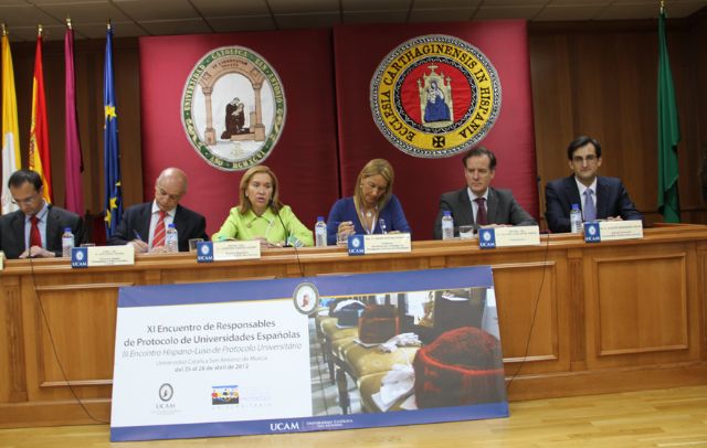 La UCAM acoge el XI Encuentro de Responsables de Protocolo de Universidades Españolas - 1, Foto 1