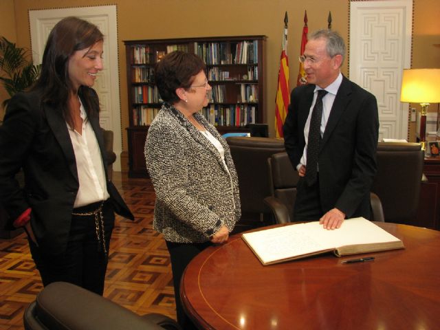 El presidente de la CHS realiza la primera visita oficial de la historia a la sede de la Diputación de Alicante - 1, Foto 1