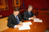 Firmado el acta de entrega de las obras ejecutadas para la conducción de aguas de lluvia en la pedanía de La Copa