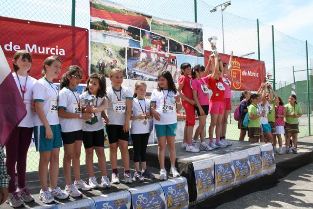 Los escolares cehegineros obtienen doce podios en la final regional de duatlón - 4, Foto 4