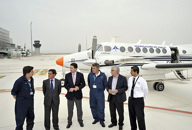 Concluyen los vuelos de prueba en el Aeropuerto Internacional de la Región de Murcia - 1, Foto 1