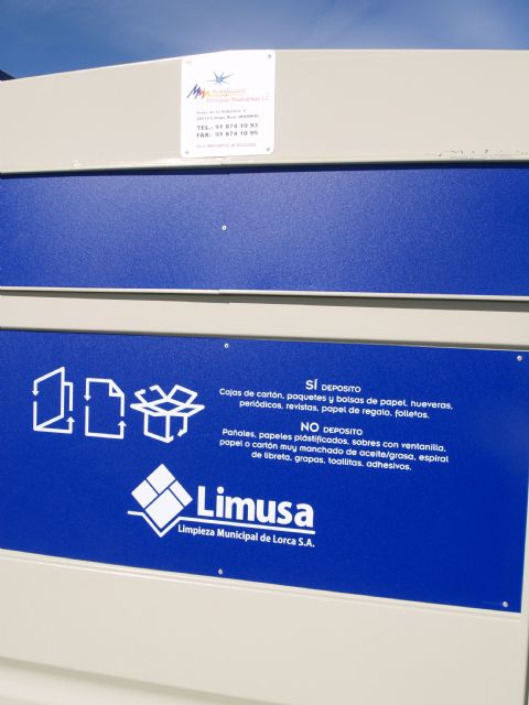 Limusa incorpora 73 nuevos contenedores para reciclaje de cartón, para recuperar los perdidos por los terremotos - 1, Foto 1