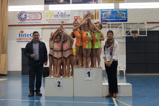 Más de 350 participantes en el Campeonato Regional de Gimnasia Rítmica celebrado en Alguazas - 1, Foto 1