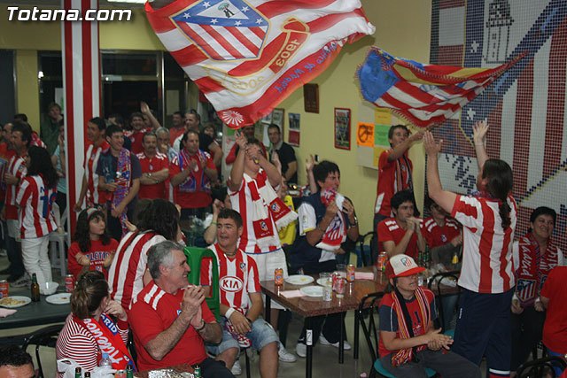 La Peña Atlético de Madrid de Totana organiza una jornada de puertas abiertas con motivo de la final de la UEFA Europa League, Foto 1