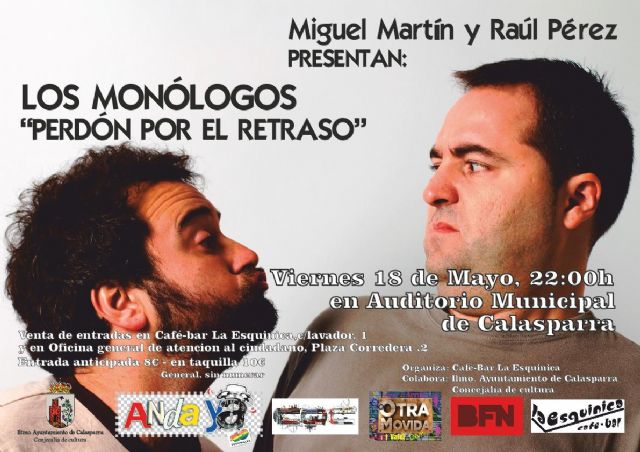 Los monólogos Perdón por el retraso en el Auditorio Municipal - 1, Foto 1