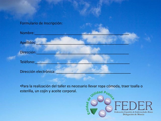 FEDER Murcia organiza un Taller de Relajación, Foto 2