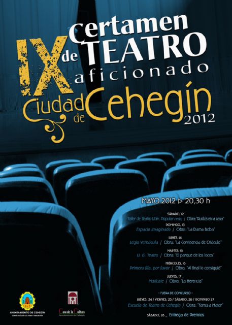 El IX Certamen de Teatro Aficionado 'Ciudad de Cehegín' arranca este fin de semana - 1, Foto 1