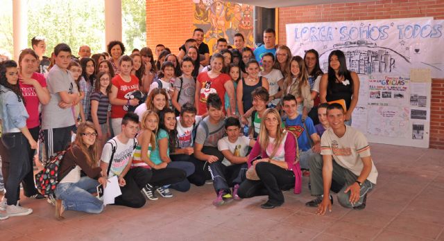 Alumnos del IES Rambla de Nogalte de Puerto Lumbreras recuerdan a las víctimas del terremoto de Lorca - 2, Foto 2
