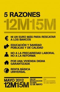 Ciudadanos de Murcia y Totana se unen a la manifestación convocada por el Movimiento 15 M de carácter mundial, Foto 2