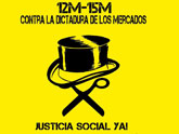 Ciudadanos de Murcia y Totana se unen a la manifestacin convocada por el Movimiento 15 M de carcter mundial