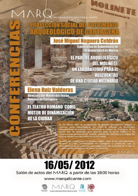 Conferencia sobre el Teatro Romano y el Molinete en el Museo Arqueológico de Alicante - 1, Foto 1