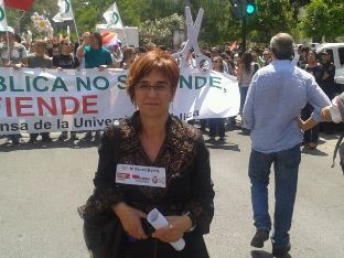 IU-Verdes se suma a la manifestación de la UMU contra los recortes - 1, Foto 1