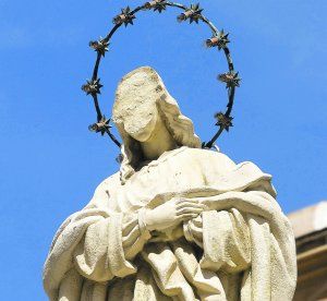 Restaurada la imagen de la Inmaculada en la plaza de Risueño - 2, Foto 2