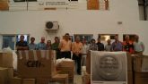 Trabajadores del Valle de Escombreras donan tres toneladas de productos al Banco de Alimentos de la Regin de Murcia