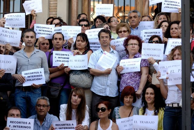 El Personal de Administración y Servicios de la UMU protesta contra los recortes - 3, Foto 3