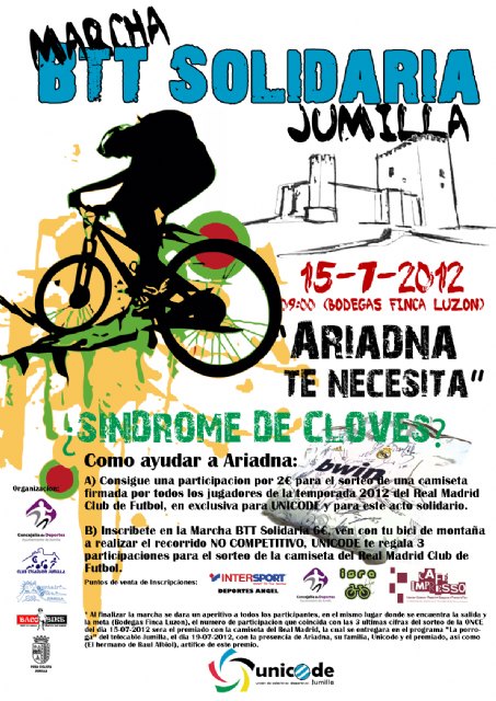 Jumilla fuente de solidaridad, el triatlón de Jumilla y la marcha btt solidaria, son las pruebas iniciales del proyecto unicode - 1, Foto 1