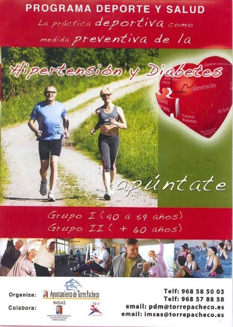 Torre-Pacheco fomenta el deporte para prevenir la hipertensión y la diabetes - 2, Foto 2