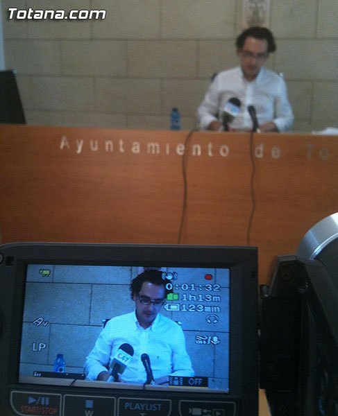 Rueda de prensa PP Totana. Valoración Pleno mayo 2012, Foto 1