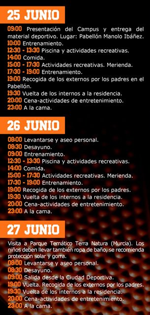 Totana acogerá el I Campus Fran Murcia del 25 al 30 de junio - 3, Foto 3