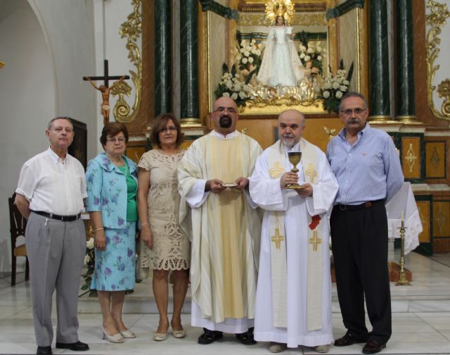 La Iglesia Nuestra Señora del Rosario de Puerto Lumbreras recibe el Cáliz de D. Juan Carrillo Ortuño - 1, Foto 1